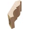 Ekena Millwork 5-inch W x 8-inch D x 8-inch H Valencia Rough Cedar Woodgrain TimberThane Knee Brace, Primed BRCUR05X08X08VALRCPR - alternate 3